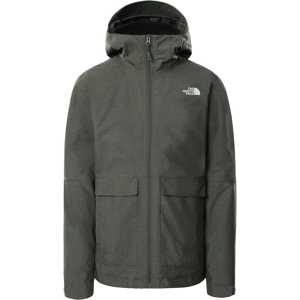 The North Face chaqueta impermeable insulada mujer The North Face W NEW FLEECE TRICLIMATE vista frontal The North Face chaqueta impermeable insulada mujer The North Face W NEW FLEECE TRICLIMATE vista frontal