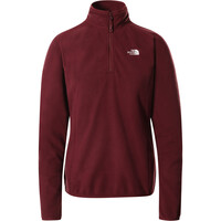 The North Face camiseta montaña manga larga mujer The North Face W 100 GLACIER 1/4 ZIP vista frontal The North Face camiseta montaña manga larga mujer The North Face W 100 GLACIER 1/4 ZIP vista frontal