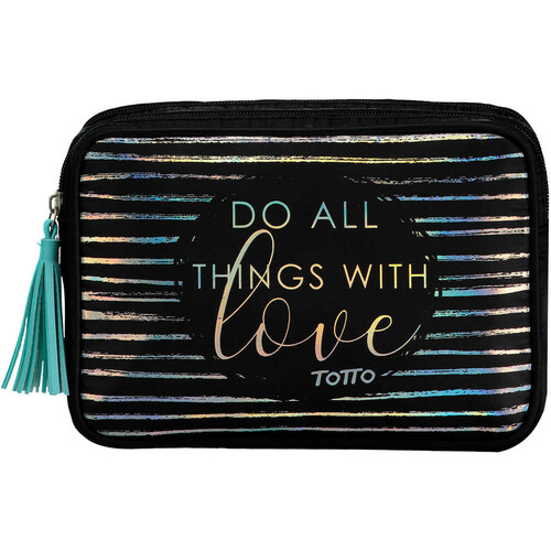 TOTTO NECESER CARCOMA negro