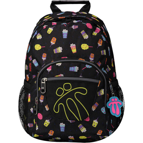 TOTTO MOCHILA TEMPERA negro