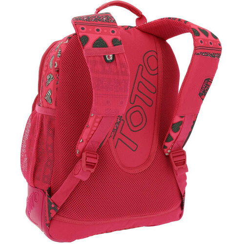 TOTTO MOCHILA CRAYOLES rosa