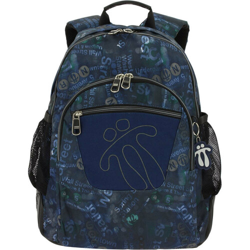TOTTO MOCHILA CRAYOLES azul