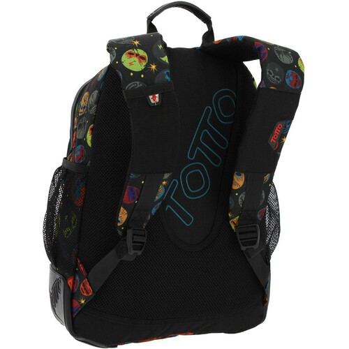 TOTTO MOCHILA CRAYOLES negro