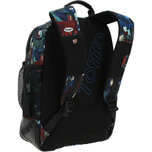 TOTTO MOCHILA CRAYOLES negro