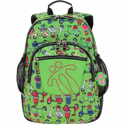TOTTO MOCHILA CRAYOLES verde