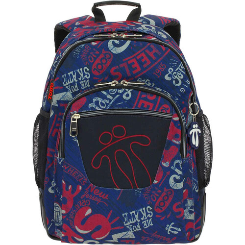 TOTTO MOCHILA CRAYOLES azul