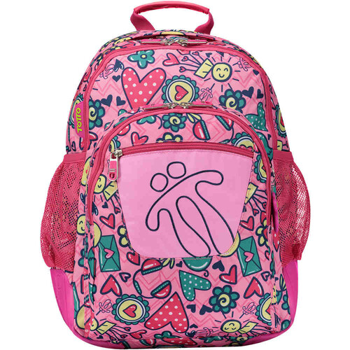 TOTTO MOCHILA CRAYOLES rosa