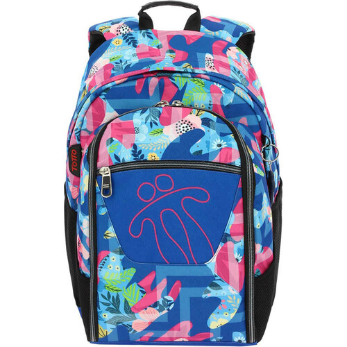 TOTTO MOCHILA CARTULINA azul