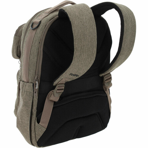 TOTTO MOCHILA PARA PORTTIL 15 TWIN PACK marron