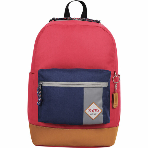 TOTTO MOCHILA MECANIL rojo