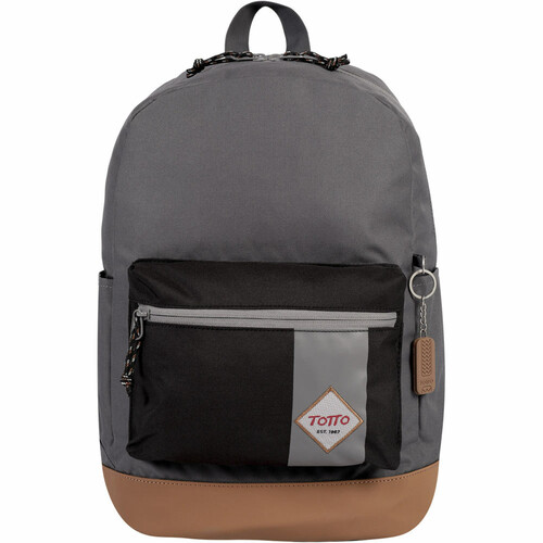 TOTTO MOCHILA MECANIL gris