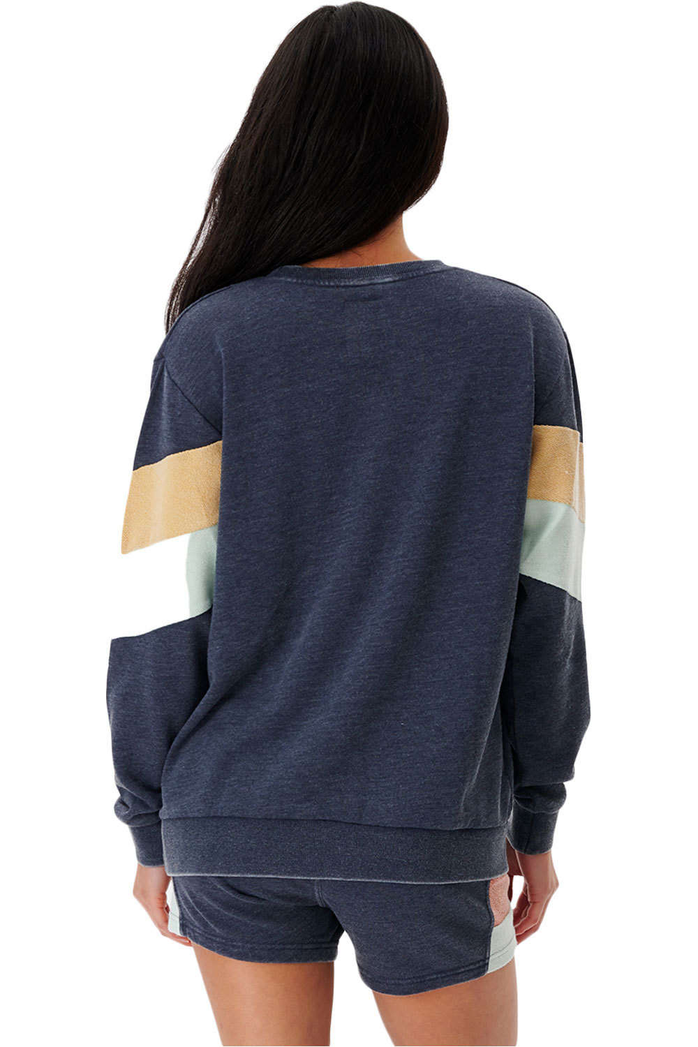 Rip Curl sudadera mujer Rip Curl HEAT WAVE CREW vista trasera Rip Curl sudadera mujer Rip Curl HEAT WAVE CREW vista trasera