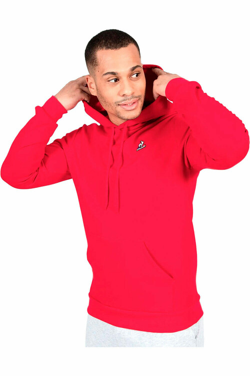 LE COQ SPORTIF ESS HOODY N1 M PUR ROUGE rojo