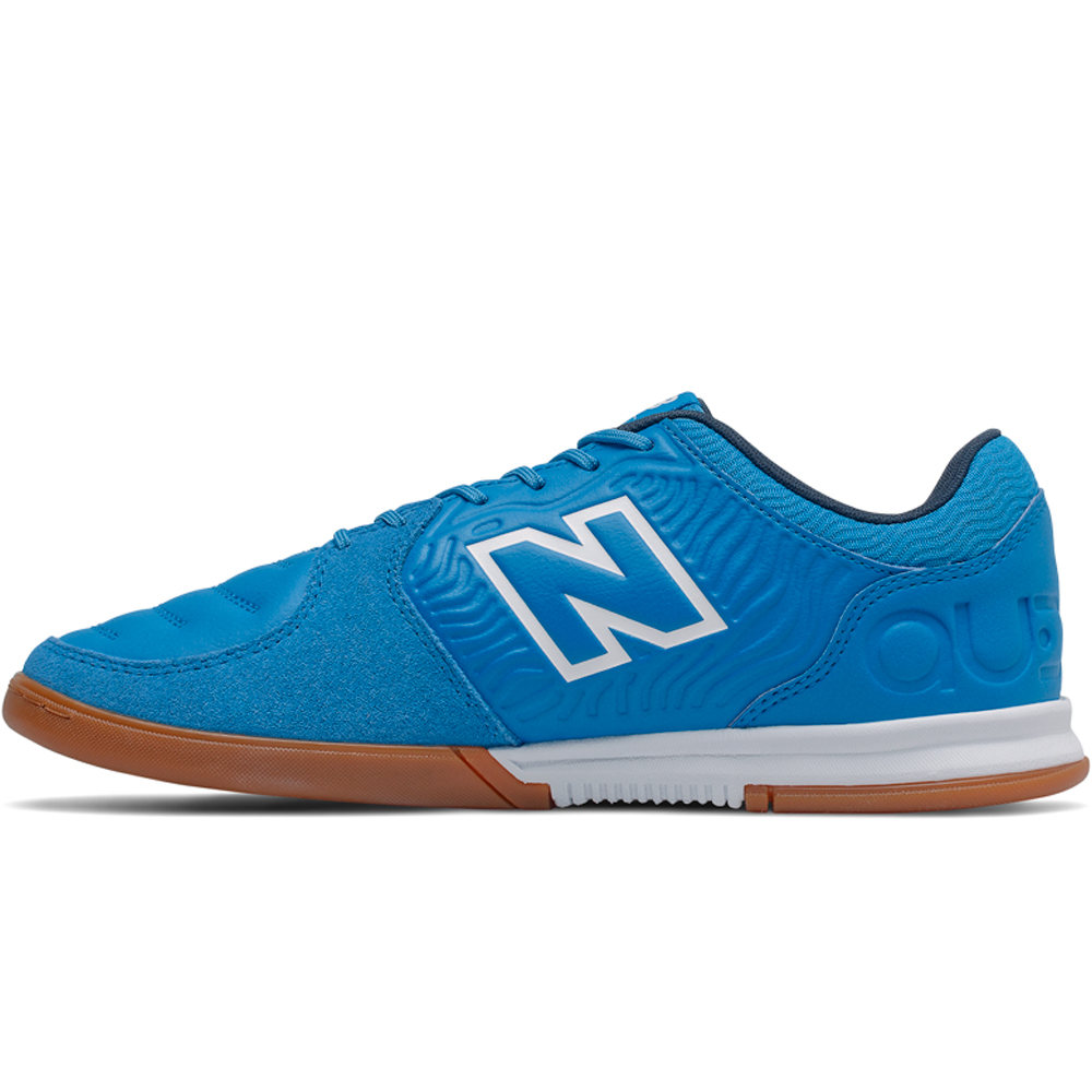 New Balance botas fútbol sala New Balance Audazo v5 Command IN AZ lateral interior New Balance botas fútbol sala New Balance Audazo v5 Command IN AZ lateral interior