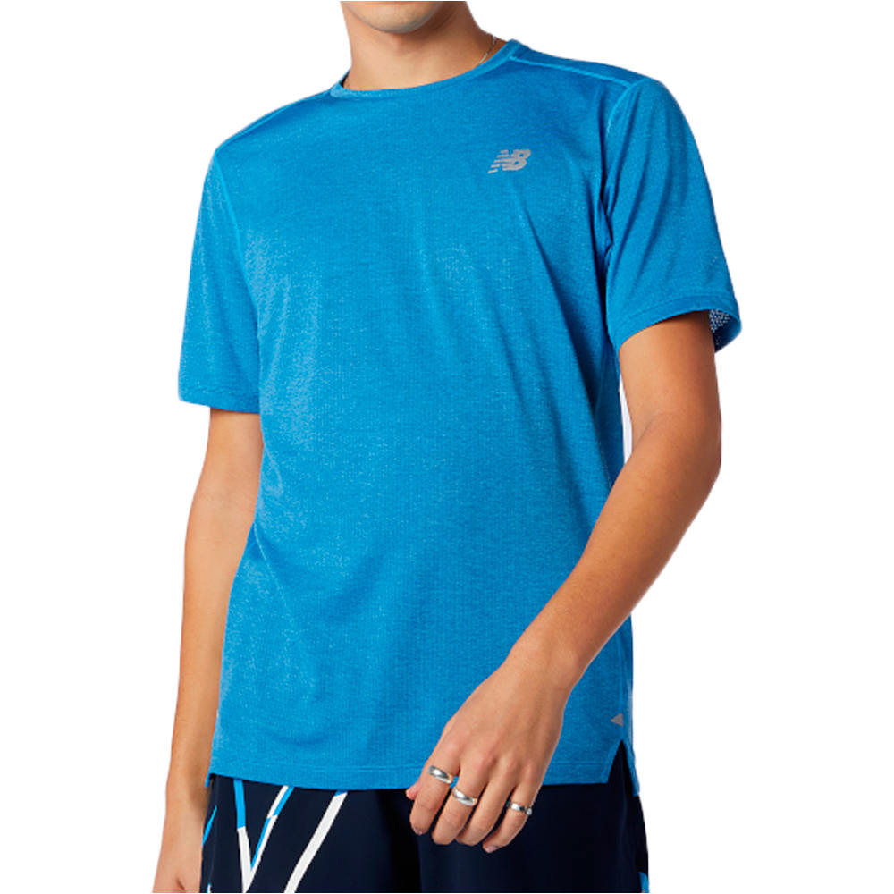 New Balance camiseta técnica manga corta hombre New Balance Impact Run Short Sleeve vista detalle New Balance camiseta técnica manga corta hombre New Balance Impact Run Short Sleeve vista detalle