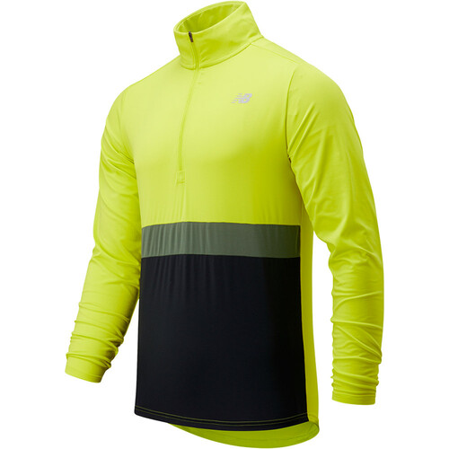 NEW BALANCE ACCELERATE HALF ZIP amarillo