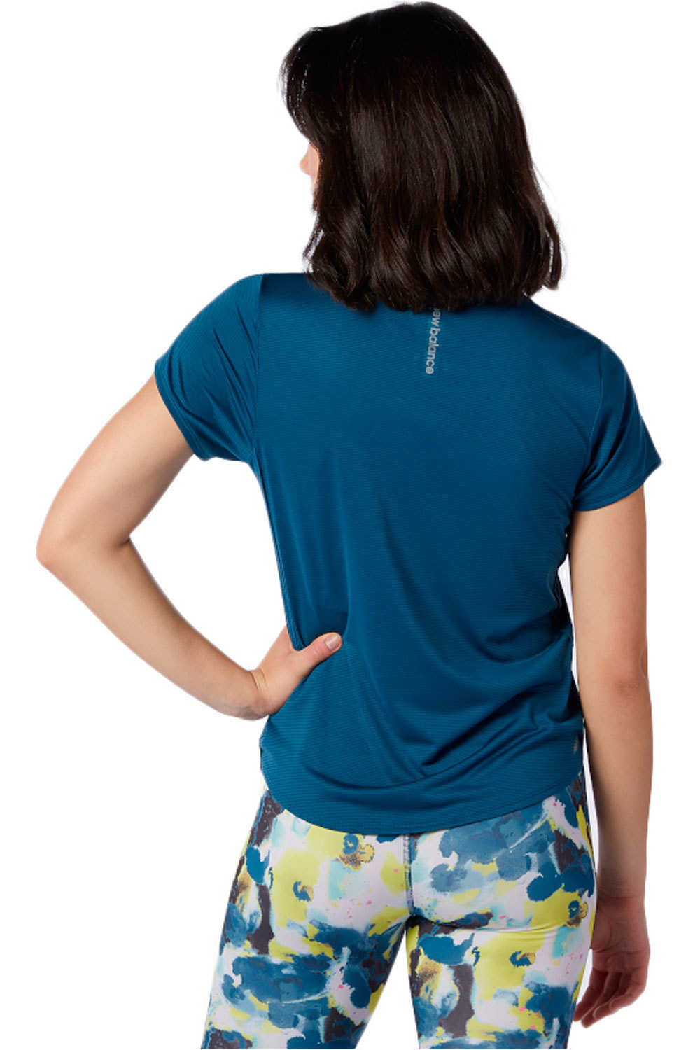 New Balance camiseta entrenamiento manga corta mujer New Balance Printed Accelerate Short Sleeve vista trasera New Balance camiseta entrenamiento manga corta mujer New Balance Printed Accelerate Short Sleeve vista trasera