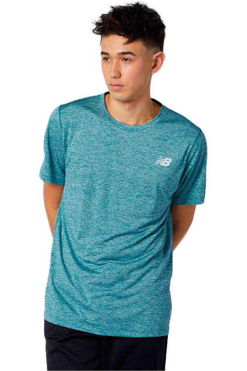 NEW BALANCE TENACITY TEE VE verde