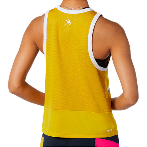 NEW BALANCE PRINTED FAST FLIGHT TANK amarillo