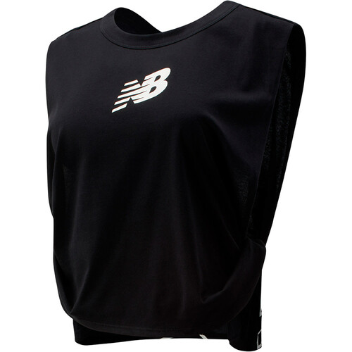 NEW BALANCE RELENTLESS GRAPHIC TANK negro