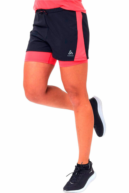 ODLO 2-IN-1 SHORT ESSENTIAL 3 INCH negro