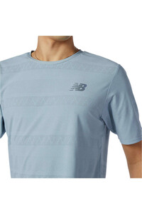 New Balance camiseta manga corta hombre New Balance Q Speed Jacquard Short Sleeve vista detalle New Balance camiseta manga corta hombre New Balance Q Speed Jacquard Short Sleeve vista detalle