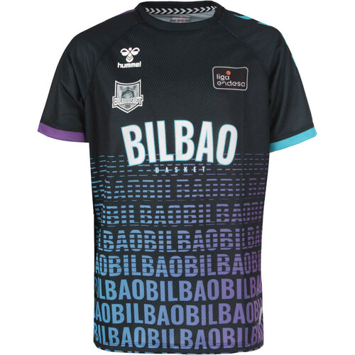 HUMMEL BILBAO BASKET KIDS JERSEY 22 negro