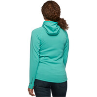Black Diamond forro polar mujer Black Diamond W COEFFICIENT FLEECE HOODY vista trasera Black Diamond forro polar mujer Black Diamond W COEFFICIENT FLEECE HOODY vista trasera