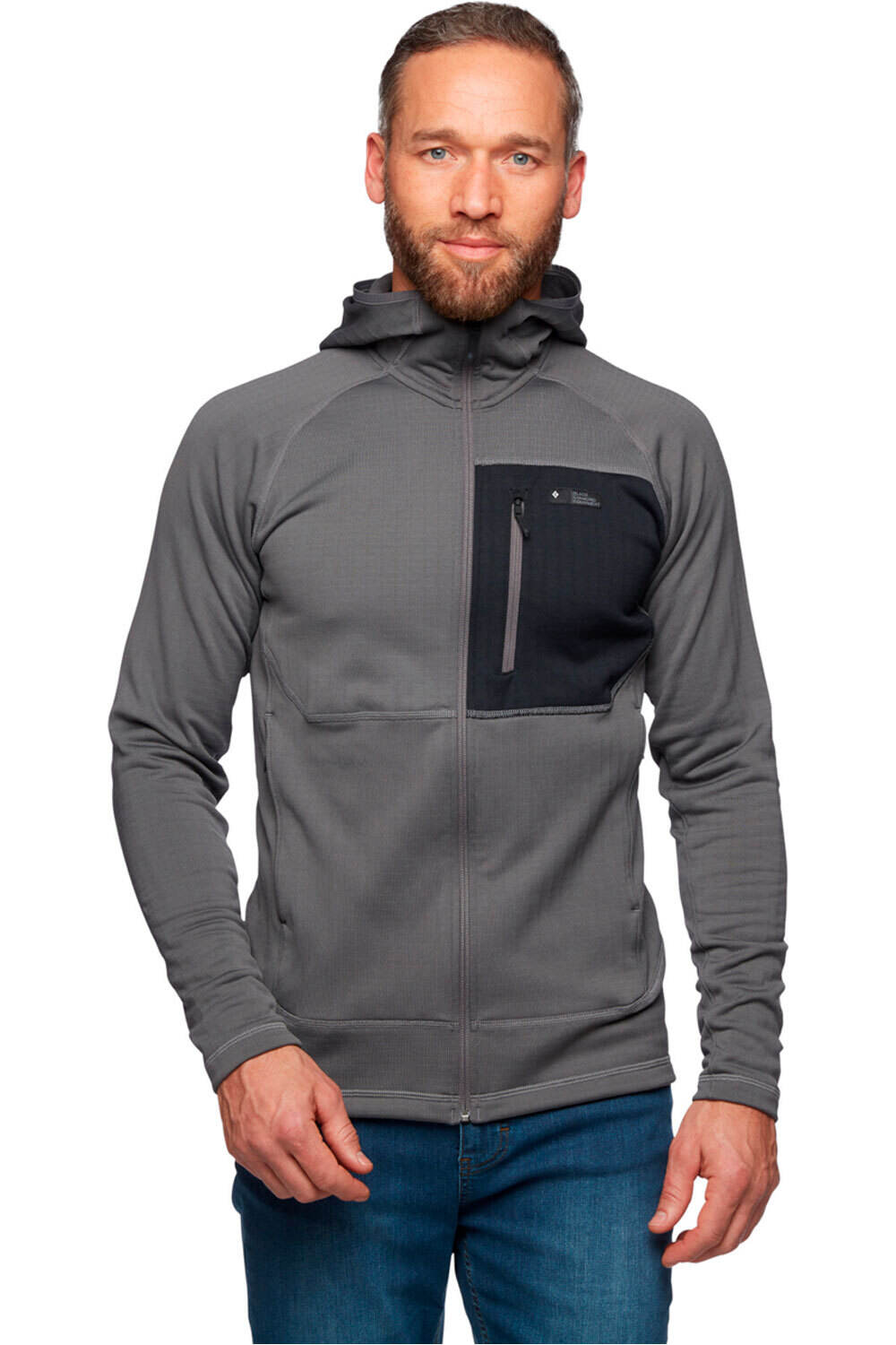 Black Diamond forro polar hombre Black Diamond M FACTOR HOODY NE vista frontal Black Diamond forro polar hombre Black Diamond M FACTOR HOODY NE vista frontal