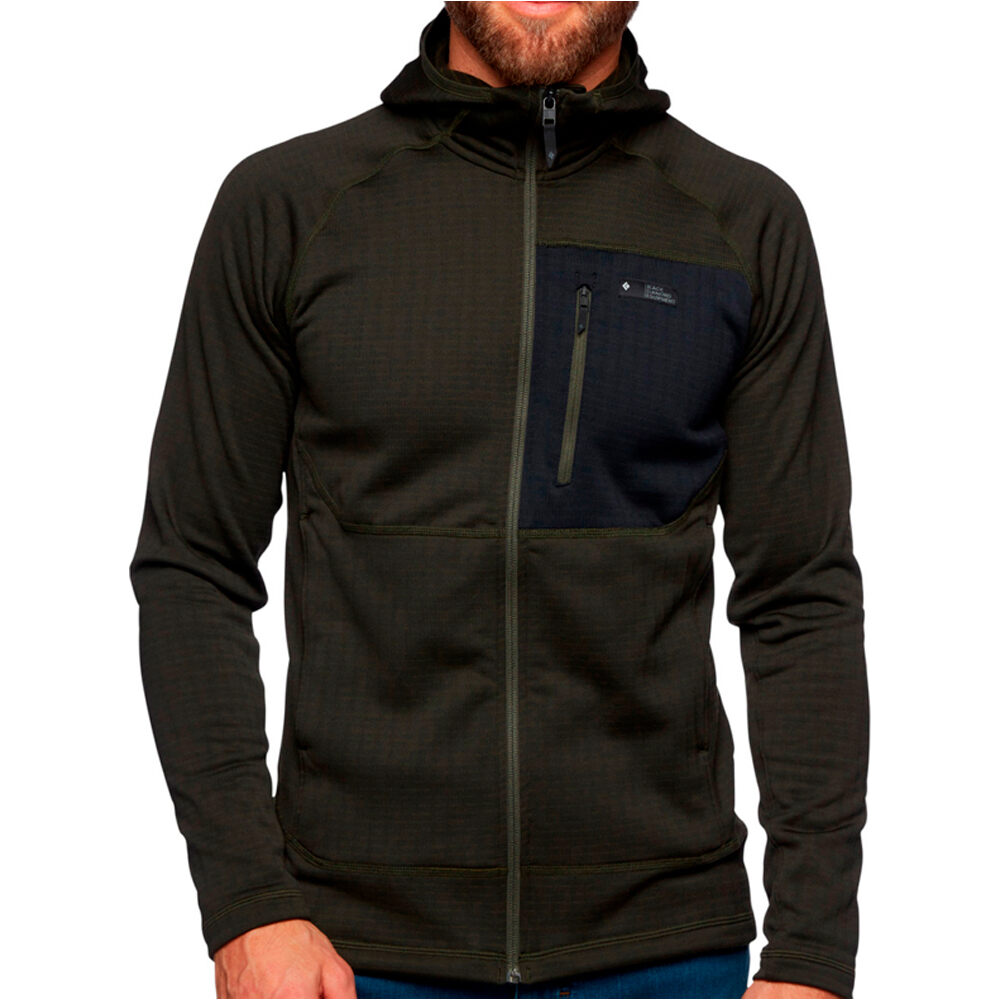 Black Diamond forro polar hombre Black Diamond M FACTOR HOODY VE 04 Black Diamond forro polar hombre Black Diamond M FACTOR HOODY VE 04