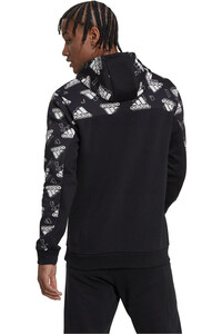 adidas sudadera hombre Adidas M FL GFX Hoodie vista trasera adidas sudadera hombre Adidas M FL GFX Hoodie vista trasera