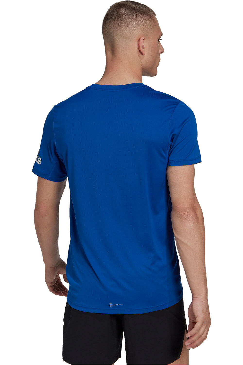 adidas camiseta técnica manga corta hombre Adidas RUN IT TEE M vista trasera adidas camiseta técnica manga corta hombre Adidas RUN IT TEE M vista trasera