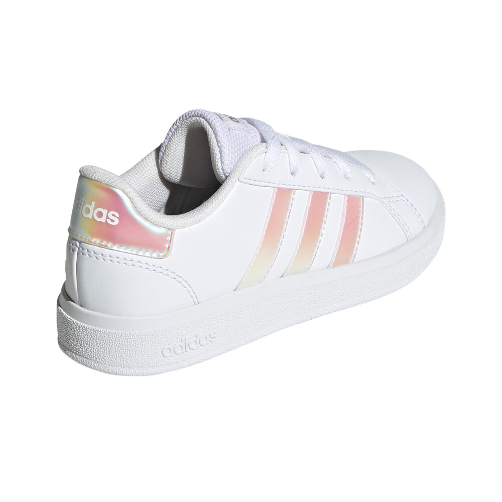 adidas zapatilla moda niño Grand Court Lifestyle Lace Tennis vista trasera adidas zapatilla moda niño Grand Court Lifestyle Lace Tennis vista trasera