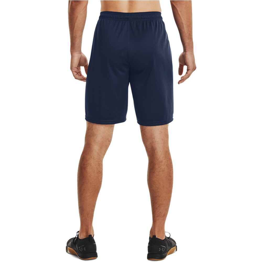 Under Armour pantalón corto fitness hombre Under Armour UA Tech Mesh Shorts vista trasera Under Armour pantalón corto fitness hombre Under Armour UA Tech Mesh Shorts vista trasera