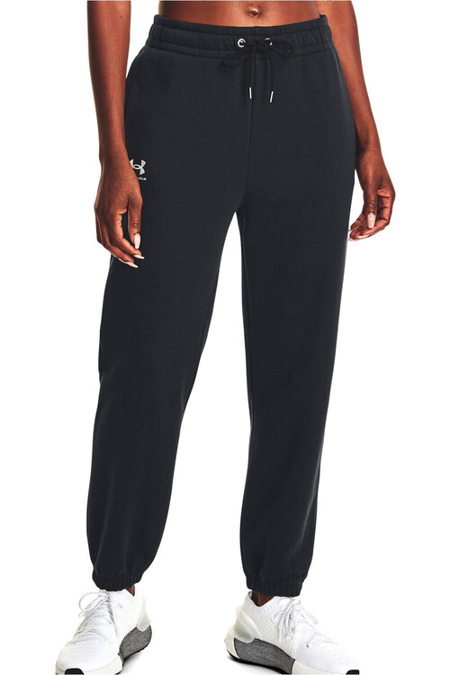 UNDER ARMOUR ESSENTIAL FLEECE JOGGERS negro