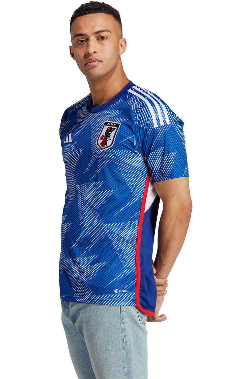 adidas camiseta de fútbol oficiales Adidas JAPON 22 H JSY AZ vista detalle adidas camiseta de fútbol oficiales Adidas JAPON 22 H JSY AZ vista detalle