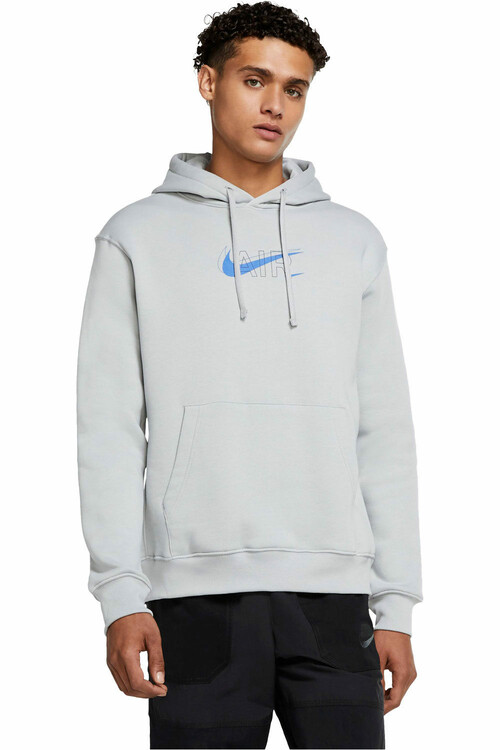 NIKE M NSW HOODIE PO AIR PRNT PACK gris