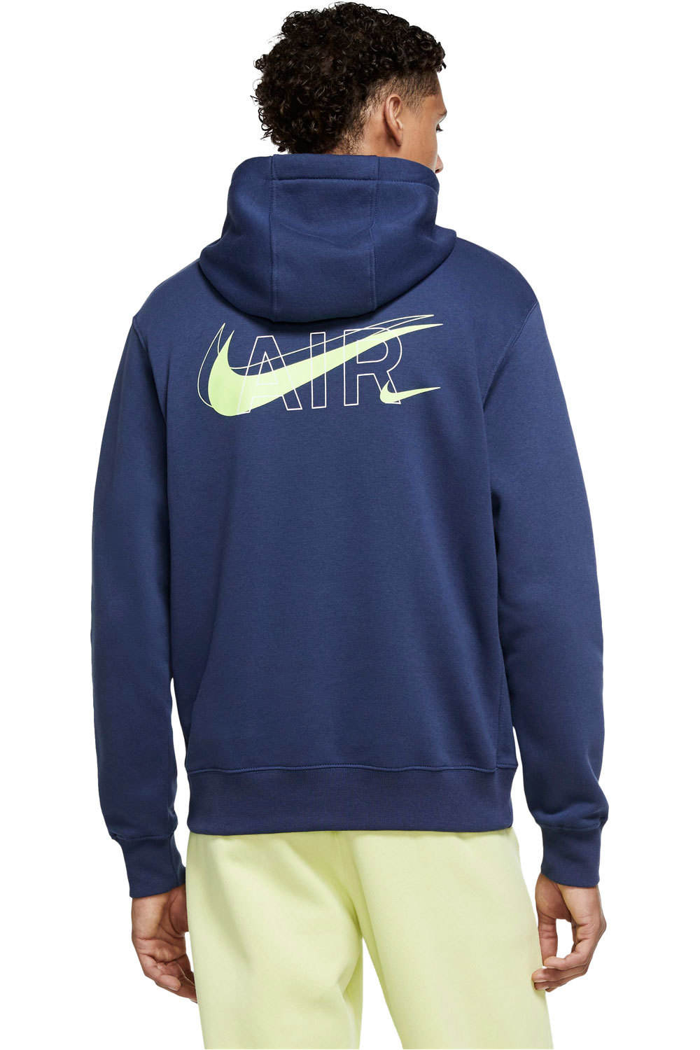 Nike sudadera hombre Nike M NSW HOODIE PO AIR PRNT PACK vista trasera Nike sudadera hombre Nike M NSW HOODIE PO AIR PRNT PACK vista trasera