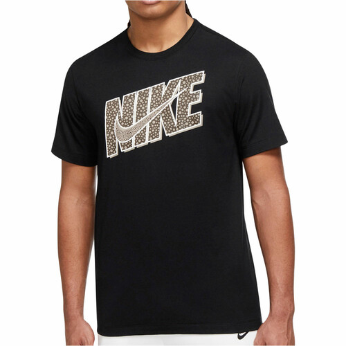 NIKE M NSW 12 MO SWSH/NK BLK TEE negro