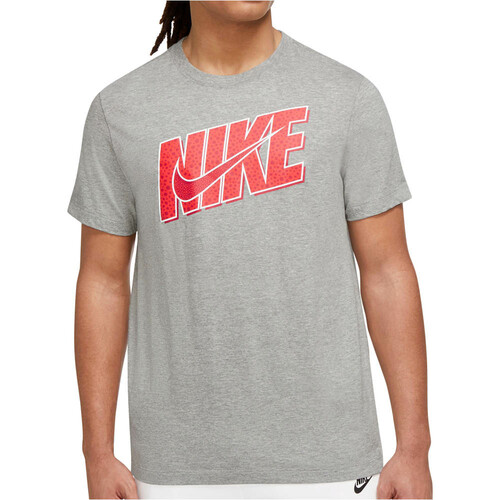 NIKE M NSW 12 MO SWSH/NK BLK TEE gris