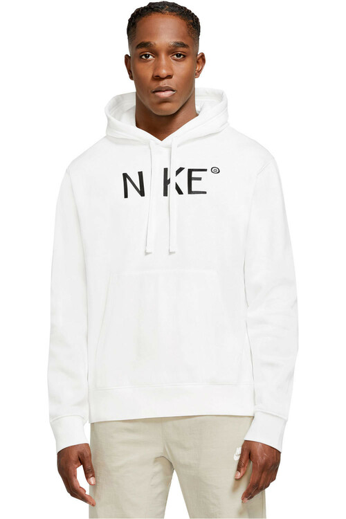 NIKE M NSW HBR-C BB PO HOODIE blanco