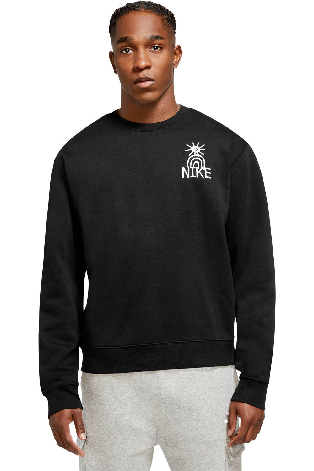 Nike sudadera hombre Nike M NSW HBR-C BB CREW vista frontal Nike sudadera hombre Nike M NSW HBR-C BB CREW vista frontal