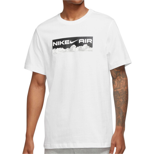 NIKE NSW TEE NIKE AIR OPEN blanco