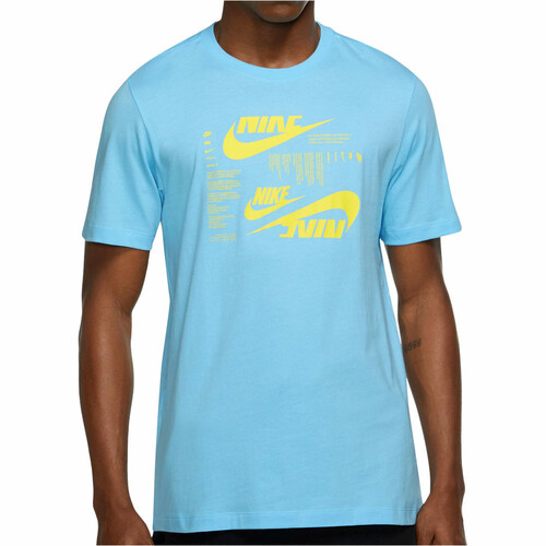 NIKE M NSW TEE CLUB SSNL HBR azul