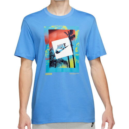 NIKE M NSW TEE HEATWAVE PHOTO azul