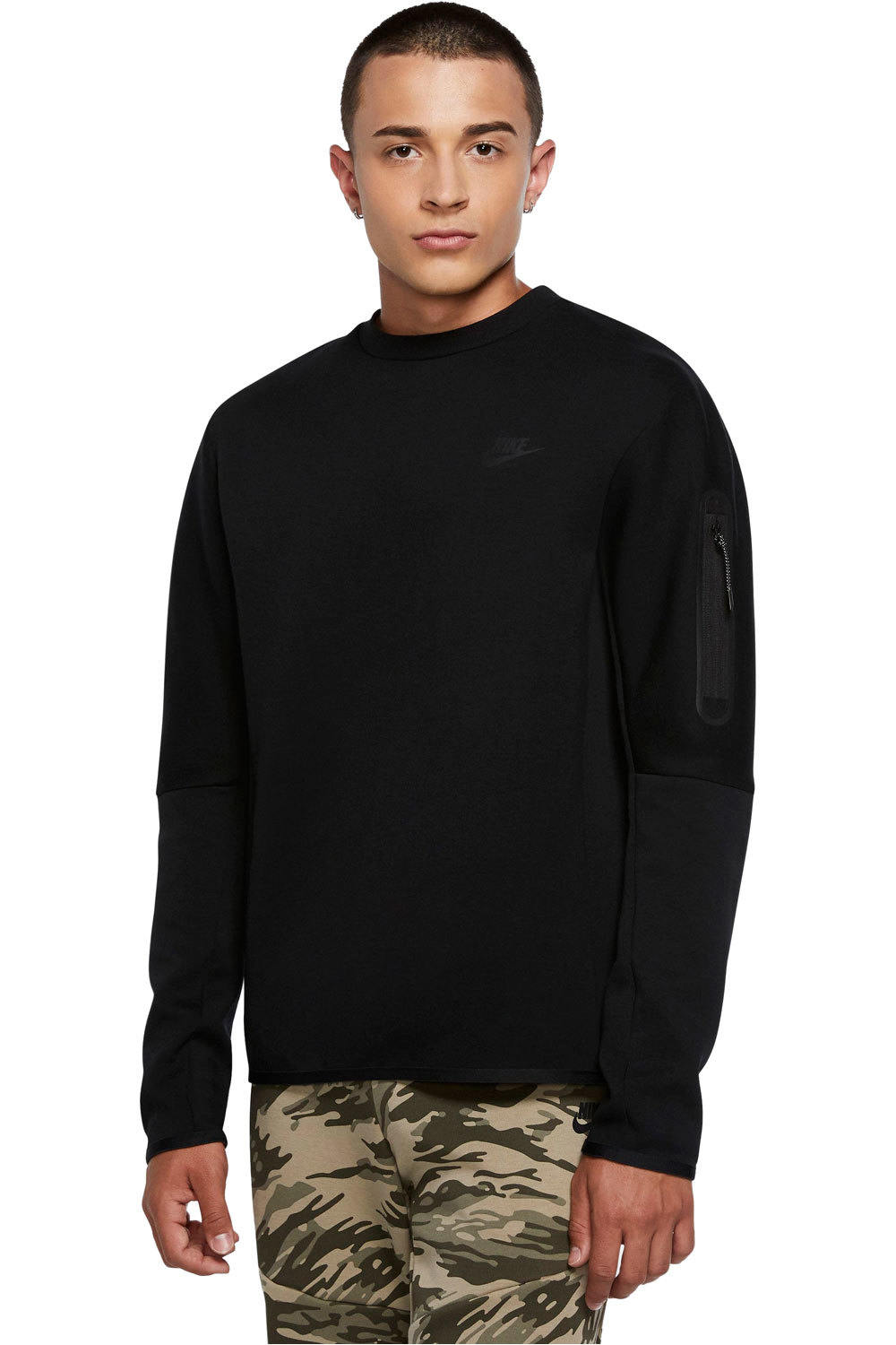 Nike sudadera hombre Nike M NSW TCH FLC CRW vista frontal Nike sudadera hombre Nike M NSW TCH FLC CRW vista frontal