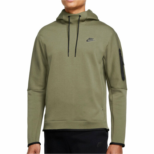 NIKE M NSW TCH FLC PO HOODIE verde