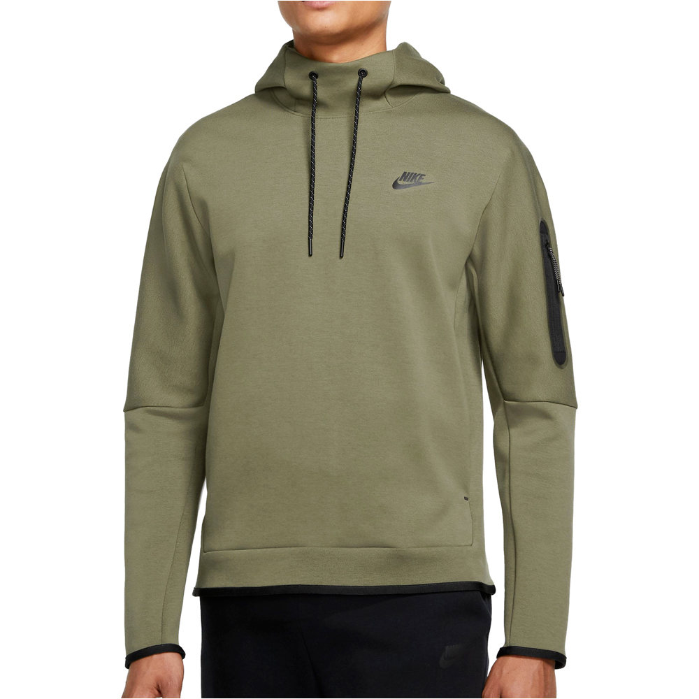 Nike sudadera hombre Nike M NSW TCH FLC PO HOODIE vista detalle Nike sudadera hombre Nike M NSW TCH FLC PO HOODIE vista detalle