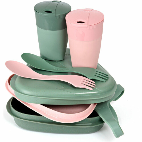 LIGHT MY FIRE PACK'N EAT KIT BIO FOR 2 verde