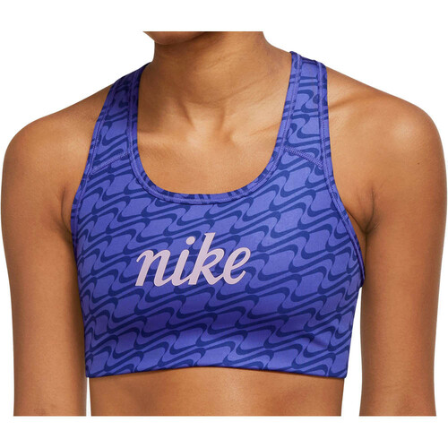 NIKE W NK DF SWSH IC AOP GX BRA azul